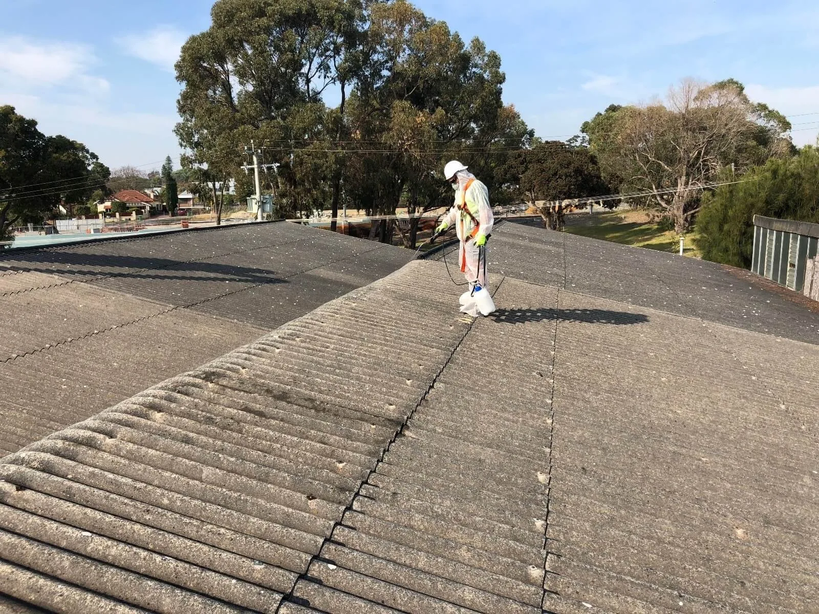 Licensed asbestos removal from a Gold Coast property
