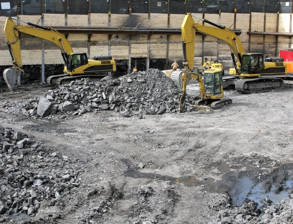 Commercial building demolition on the Gold Coast